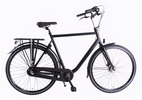 Aldo 28 inch strada fiets hr61 mat zwart 3v rollerbrake