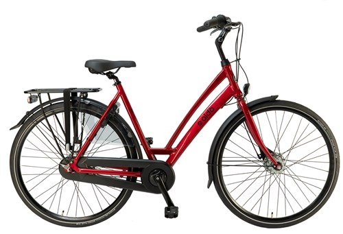 Aldo 28 inch c7 fiets alu ds50 7v lasur rood