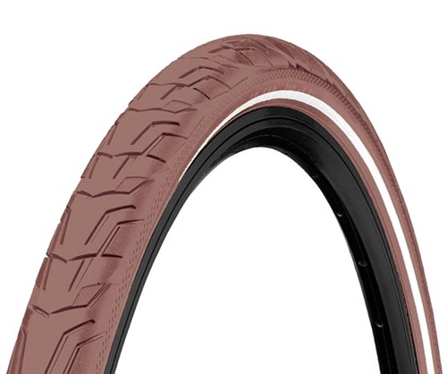 Continental ride city 28 x 1.75 wired brown/brown afbeelding 1