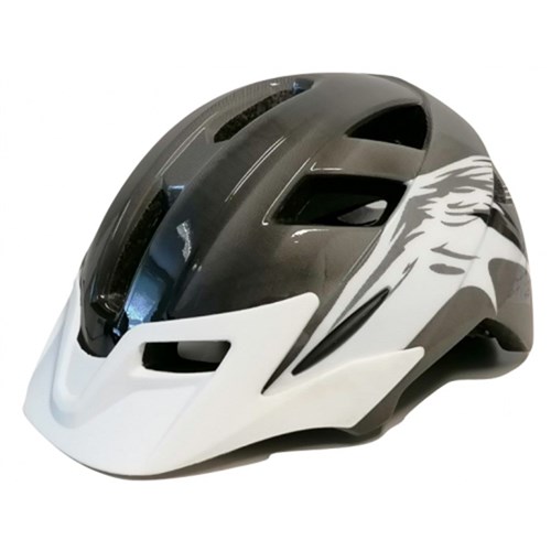 mirage helm uni 58-66 zwart/wit