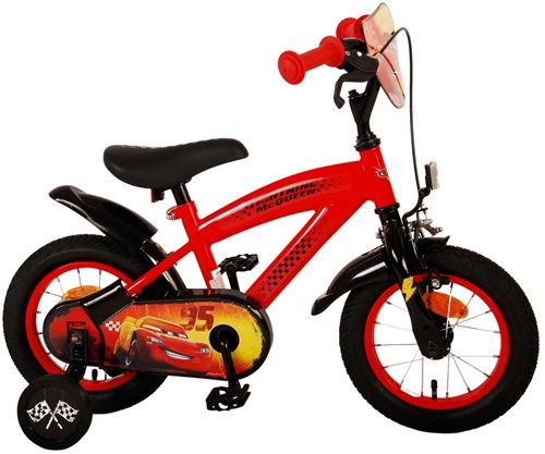 Cars Disney kinderfiets - jongens - 12 inch - rood afbeelding