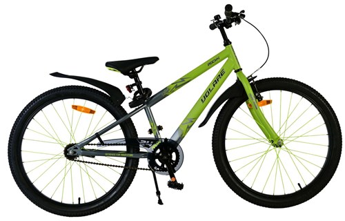 Volare 24 inch fiets rockey remnaaf groen/grijs 42410 afbeelding