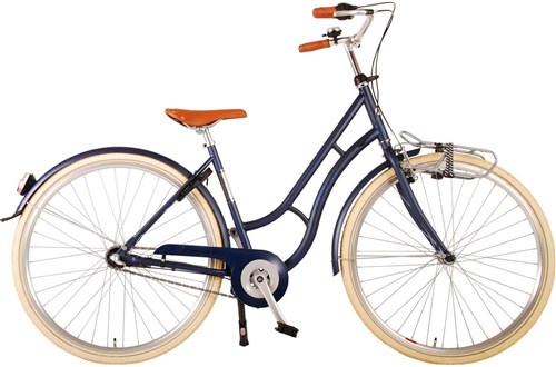 Volare 28 inch lifestyle fiets 3v 43cm jeans blauw 22808