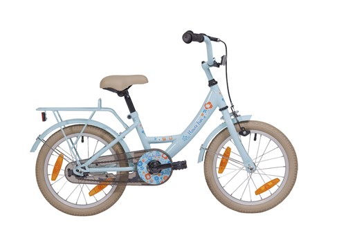 fiets bfk 16" meisjes flower fun blauw