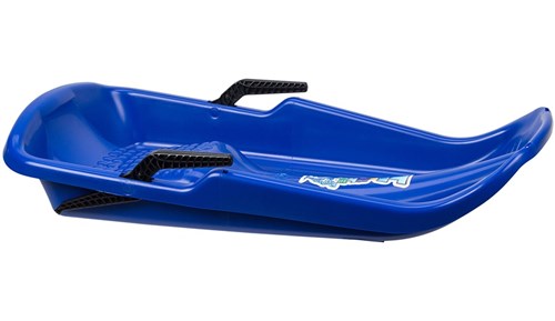 Nijland Slee plastic met rem en trekkoord blauw afbeelding