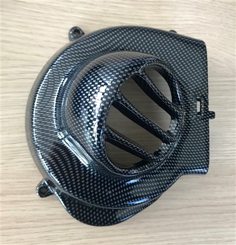 Piaggio Puch//gilera koelkap carbon