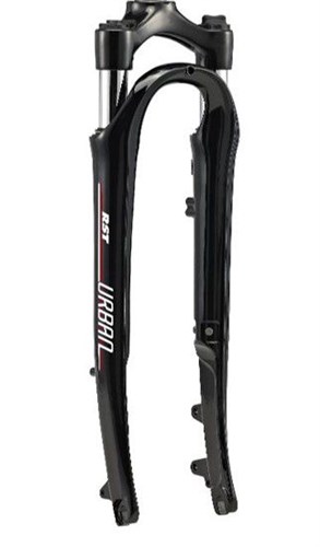 Rst verende voorvork urban t 40 28" zwart glans (ook e-bike) 3860421