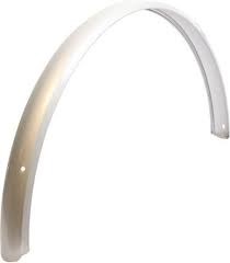 Achterspatbord 26/28 inch zilver afbeelding
