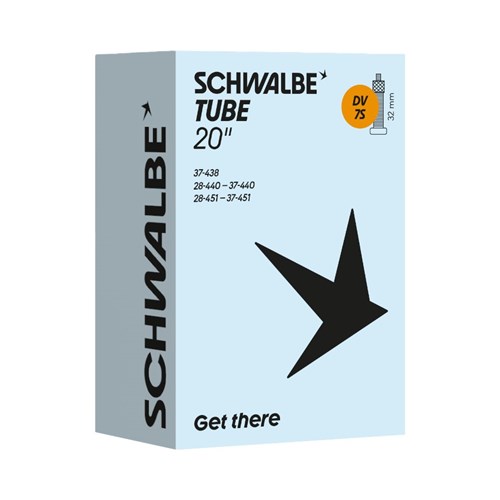 Schwalbe binnenband 20x1.3/8 dv7s 28/37-438/451