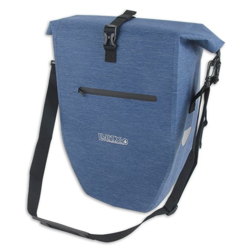 Lynx fietstas enkel tpu 28l blauw waterdicht e-bike hayes afbeelding