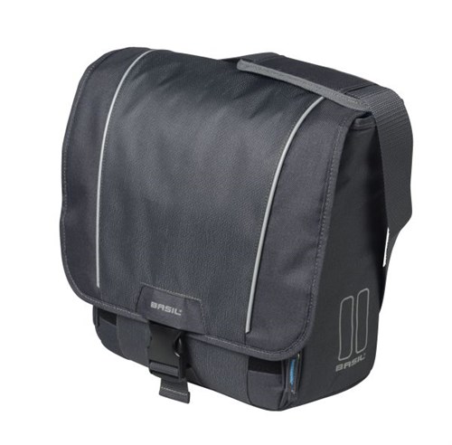 Basil Sport Design - enkele fietstas - 18 liter - graphite Basil Sport Design - enkele fietstas - 18 liter - graphite