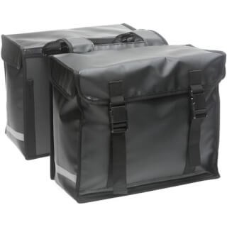 dubbele fietstas Bisonyl 46 liter matzwart - 030L.533 dubbele fietstas Bisonyl 46 liter matzwart - 030L.533