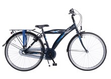 ALDO 26" Roadstar Fiets 3V mat Blauw Blue stripe