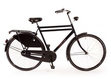 ALDO 28" OPA Fiets "Dubbel buis" 50cm Mat Zwart