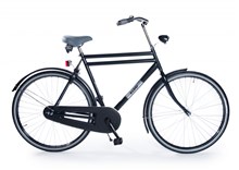 ALDO 28" OPA Fiets "Bare" dubbel buis 57cm Mat Zwart