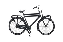 ALDO 28" Fiets alu "Sorento" HR57 3V mat Zwart