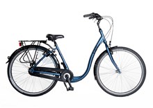 ALDO 28" LAGE INSTAP Fiets Comfort Alu 3V Remnaaf Blauw