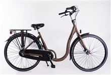 ALDO 28" LAGE INSTAP Fiets Alu Remnaaf Deore Bruin