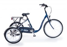 ALDO 28" LAGE INSTAP 3-WIEL Fiets Alu 7V Blauw