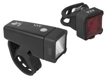 AXA "Niteline T4-R" elastiek LED USB oplaadbaar set