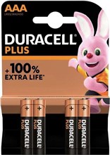 Duracell AAA BATTERIJ Plus 100% kaart a 4