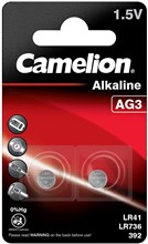 Camelion BATTERIJ LR41/LR7366/392/AG3 kaart a 2 stuks