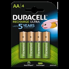 Duracell AA BATTERIJ OPLAADBAAR 4 Kaart 2500mAh