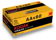 Kodak AA BATTERIJ R6 WP alkaline WP doos a 60