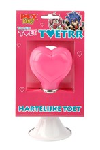 Pexkids BALHOORN staal WIT/ROZE "Hartje"