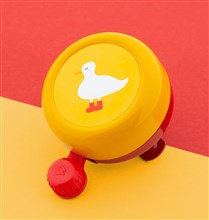 Widek kinder BEL Eend "Sleepy Duck" Rood/Geel op kaart