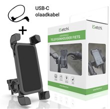 iSetchi E-Bike TELEFOONHOUDER USB-C oplaadsnoer