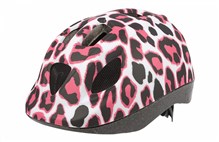 Kinder Helm 46-53cm Polisport Cheetah Wit/Roze/Zwart