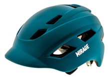 HELM Mirage City/E-bike 58-61cm Turquoise LED en magneetsl.