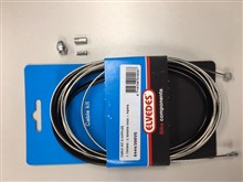 KABEL UNI 2 nippels 2.35M RVS Zwart 6444/39RVS