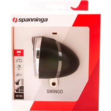 Spanninga "Swingo" KOPLAMP Zwart Batt. kaart