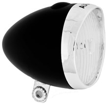 AXA KOPLAMP "Classic" ZWART Batterij