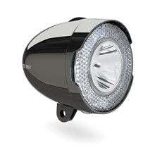 AXA KOPLAMP 706 Batterij 15Lux dark chrome