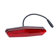 Fatbike  achterlicht + knipperlicht 6cm 6-pins stekker