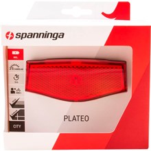 Spanninga ACHTERLICHT Plateo Xb batterij 50/80mm