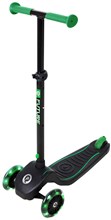 QPlay mini-STEP 3-WIEL (2 Voor) Zwart/Rood LED wielen