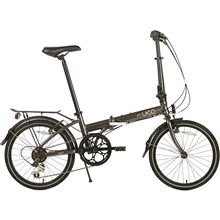 U.GO VOUWFIETS 20" 6V "Just d6" Iron Grey