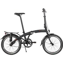 U.GO VOUWFIETS 20" remnaaf "DARE s1" Smoke Black