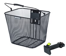 Basil MAND "Bilboa" afneembaar + Basasy systeem Zwart 10241