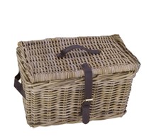 RIETEN V-Drager MAND L Grijs met deksel 43X33X23