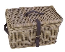 RIETEN V-Drager MAND XL Grijs met deksel 50X40X30