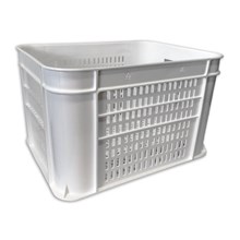 PVC KRAT middel WIT 40X30X25
