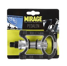 Mirage tourpedaal alu/rubber antislip kaart