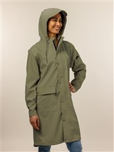 Mirage REGEN PARKA Olijfgroen S trenchcoat soft touch