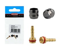 HYDRO KLEMRING olijf + insert Tektro 5.0mm set a 2