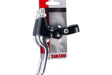 Simson REMHENDEL-SET ZWART/ALU fingergrip